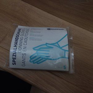 Bauerfeind Donning Gloves Size S Blue for Compression Socks